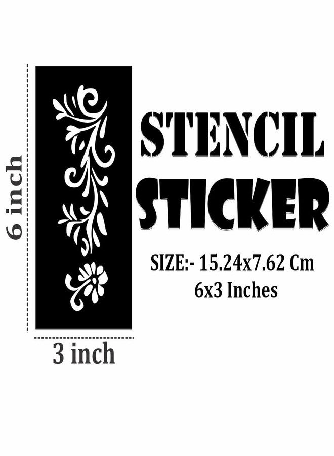 ORDERSHOCK Easy to Apply Mehndi Art Stickers for Kids and Grown-Ups for Kids & Adults Both Sticker - Image 4